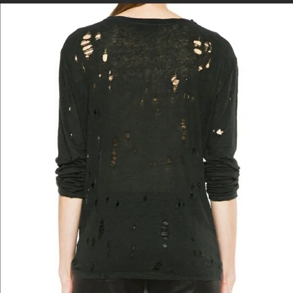 Iro Black Marvina Tee size L - Picture 7 of 12